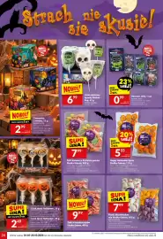 Twój Market gazetka tydzień 42 Strona 24: Pianki Marshmallow mix Słodka Galeria €7,99, Lizak piankowy Spooky Mallow Pop €6,99