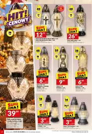 Twój Market gazetka tydzień 42 Strona 4: Znicz TM-85 Wazon Fala R-MAX €12,79, Znicz Z-03 Rolchem €3,49