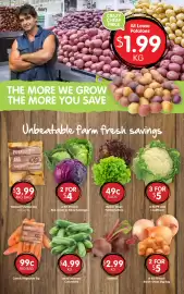 Spudshed catalogue week 42 Page 4: Red, Green or Savoy Cabbage €4,00, Washed Potatoes 4kg €3,99