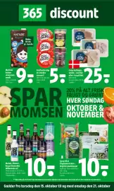 Coop 365 tilbudsavis uge 42 Side 1: Coop eller Änglamark økologiske grøntsager €10,00, Matilde kakao skummetmælk €9,00