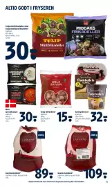 Coop 365 tilbudsavis uge 42 Side 14: Gustav Landand €89,00, Tulip minifrikadeller eller Coop middagsfrikadeller €30,00