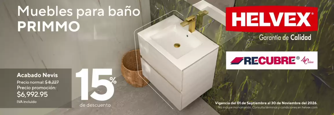 Recubre (válido hasta 30-11)
