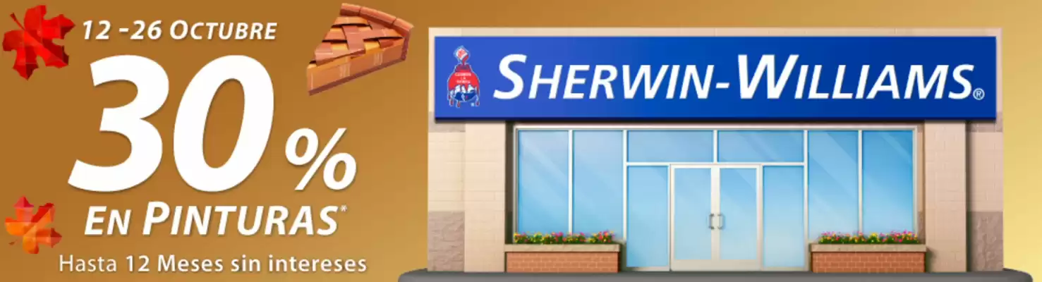 Sherwin Williams (válido hasta 26-10)