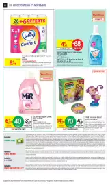 Catalogue Intermarché Contact page 22: LOTUS PAPIER HYGIÉNIQUE CONFORT BLANC €8,58, MiR Lessive Laine €3,87