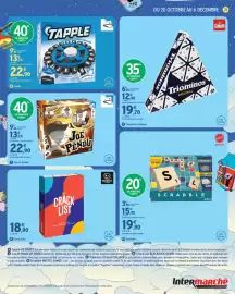 Catalogue Intermarché Contact page 21: Goliath Triominos Original €19,70, Blackrock Games Crack List €18,90