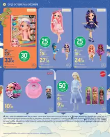 Catalogue Intermarché Contact page 6: MATTEL Poupée Disney Princesses €9,90, RAINBOW Poupée Be Dazzling €24,99