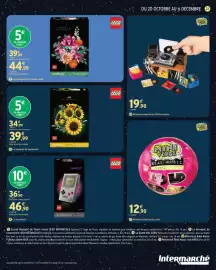 Catalogue Intermarché Express page 23: MGA's MINI VERSE €12,90, LEGO Pretty Pink Flower Bouquet €39,99