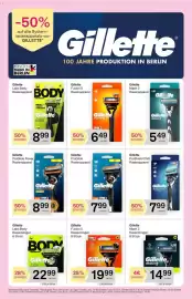 Bipa Flugblatt Seite 5: Gillette ProGlide Rasierapparat €7,99, Gillette Fusion 5 Rasierapparat €6,49