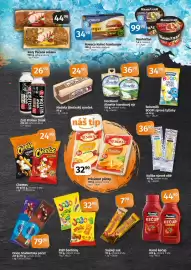 COOP TIP leták Strana 3: Koliba sýrové nitě €36,90, Nowaco Kuřecí hamburger €34,90