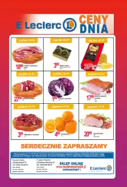 E.Leclerc gazetka tydzień 42 Strona 16: Boczek wędzony parzony Karol €17,99, Ser Szwajcar Bestmilk €23,99