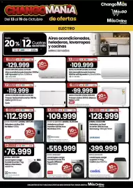 Catálogo Changomas semana 42 Página 10: Tcl lavarropas carga frontal inverter 6 5 kg gris effiwash €559.999,00