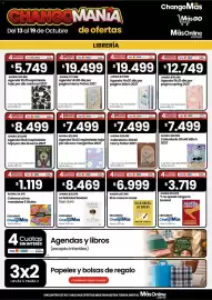 Catálogo Changomas semana 42 Página 14: Alma mandala colorear 5 titulos €4.476,00, Stitch calendario 30x40 €29.996,00