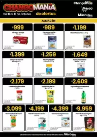 Catálogo Changomas semana 42 Página 4: Morixe palmitos enteros €3.470,25, Minerva jugo de limón eco €5.218,00
