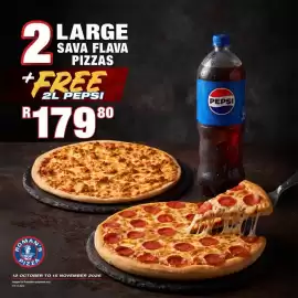 Roman's Pizza catalogue Page 1
