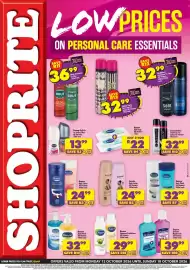 Shoprite catalogue week 42 Page 1: Renew - body wash €32,99, Lenthéric deodorant for men €2,99