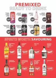 Star Liquor catalogue week 42 Page 3: Woodstock Bourbon and Cola €44,99, Bundaberg Rum Original & Cola €46,99