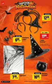 Polomarket gazetka tydzień 42 Strona 2: Czapka Wiedźmy €11,99, Plastikowe pająki €6,99