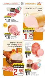 Volantino Supermercati Dok Pagina 3: Pancetta coppata Saper di Sapori €1,89, Mortadella Bologna I.G.P. con cotenna €1,29
