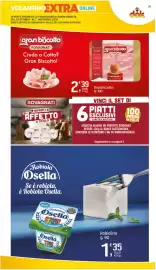 Volantino Supermercati Dok Pagina 32: Granbiscotto €2,39, Robiolina €1,35
