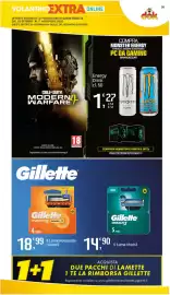 Volantino Supermercati Dok Pagina 36: Gillette Mach3 €14,90, Gillette Fusion5 Power €18,99