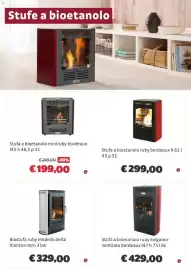 Volantino Bricocenter Pagina 10: Stufa a bioetanolo miniruby bordeaux €199,00, Stufa a bioetanolo ruby bordeaux €299,00