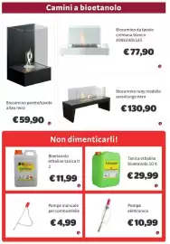 Volantino Bricocenter Pagina 11: Bioetanolo Ethaline €11,99, Tanica ethaline bioetanolo €29,99