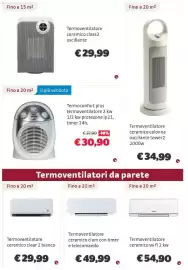 Volantino Bricocenter Pagina 3: Termoventilatore ceramico class2 oscillante €29,99, Termoventilatore ceramico clam €49,99
