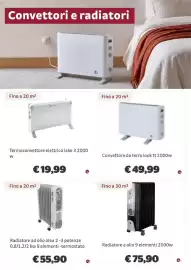 Volantino Bricocenter Pagina 4: Convettore da terra look tt €49,99, Termoconventore elettrico lake 3 €19,99