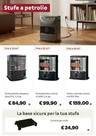 Volantino Bricocenter Pagina 8: Stufa a petrolio corona €159,00, Stufa petrolio stoppino tosai €84,90