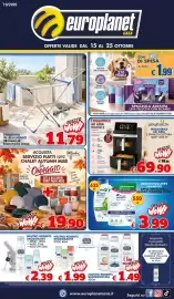 Volantino Europlanet Casa Pagina 1: Friggitrice ad aria digitale Joytech €69,90, Stendino in alluminio €11,79