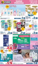 Volantino Europlanet Casa Pagina 3: Lines Idea assorbenti notte con ali distesi €2,49, Mil Mil Sapone Liquido €2,39