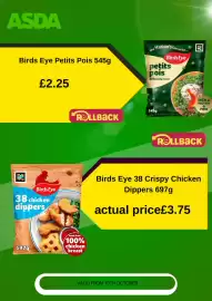 Asda leaflet week 42 Page 5: ASDA Birds Eye Petits Pois 545g £2.25 the Nation's favourite... Birds Eye petits pois