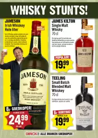 Dirck 3 folder week 42 Pagina 10: James Kilton Single Malt Whisky €19,99, Teeling Small Batch Blended Malt Whiskey €19,99