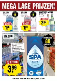 Dirck 3 folder week 42 Pagina 15: Dalphin Mineraalwater koolzuurhoudend €1,69, Acqua Panna of San Pellegrino €2,50