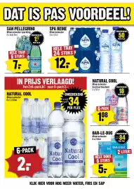 Dirck 3 folder week 42 Pagina 16: Spa reine mineraalwater €12,50, Natural Cool €2,00