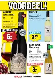 Dirck 3 folder week 42 Pagina 4: Simply 0 €3,99, Dark Horse Chardonnay €8,00