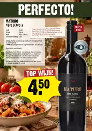 Dirck 3 folder week 42 Pagina 5: PERFECTO! MATURO Nero D'Avola Land Streek Druif Italië Sicilië Nero D'Avola