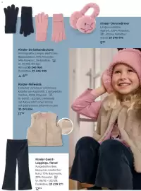Tchibo Prospekt Seite 8: Kinder-Strickhandschuhe Atmungsaktiv. Langes, elastisches Rippbündchen. 83% Polyester, 14%