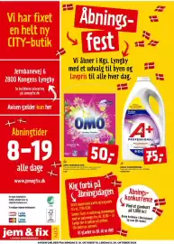 Jem & fix tilbudsavis uge 43 Side 16: Omo vaskepulver €50,00, Ariel vaskemiddel €75,00