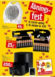Jem & fix tilbudsavis uge 43 Side 3: Grad varmeblæser €40,00, Day Airfryer €200,00
