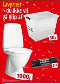 Jem & fix tilbudsavis uge 43 Side 4: Plastboks €30,00, Affaldsposer €2,50