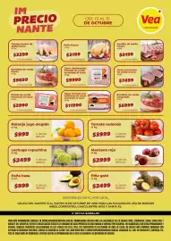 Catálogo Supermercados Vea Página 1: Picada de cerdo €3.990,00, Bondiola de cerdo congelada €6.999,00