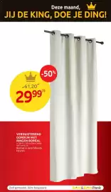 Brico folder Pagina 19: Verduisterend gordijn met ringen boréal €29,99