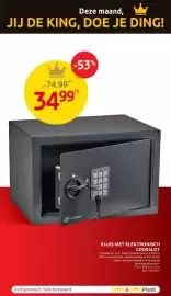 Brico folder Pagina 47: Kluis met elektronisch codeslot €34,99