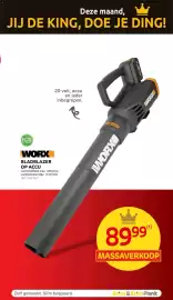 Brico folder Pagina 55: Worx bladblazer op accu €89,99