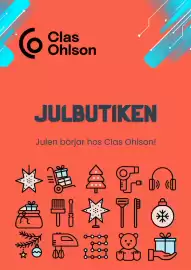 Clas Ohlson reklamblad Sida 1: 6 Clas Ohlson JULBUTIKEN Julen börjar hos Clas Ohlson! 2008 Út *