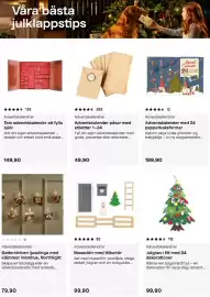 Clas Ohlson reklamblad Sida 2: Adventskalendrar Nissedörr med tillbehör €99,90