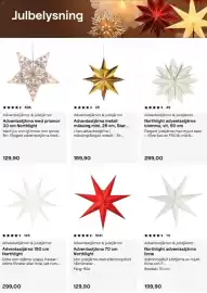 Clas Ohlson reklamblad Sida 3: Northlight adventsstjärna 70 cm €129,90, Northlight adventsstjärna med prismor €129,90