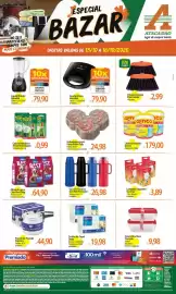 Folheto Atacadão semana 42 Página 1: Pote Linha Mais Plasvale €9,98, Vassoura Limpa Piso Condor €2,99