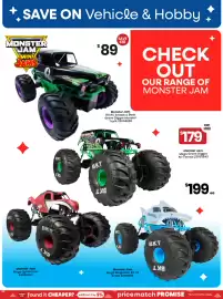 Toymate catalogue Page 37: Monster Jam 1:15 RC Smash & Bash Grave Digger Monster Truck €89,00